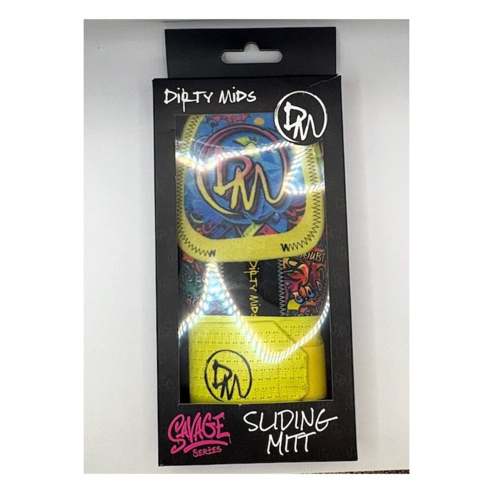 Dirty Mids Savage Series Graffiti Sliding Mitt Baseball Softball NEW - Picture 3 of 4
